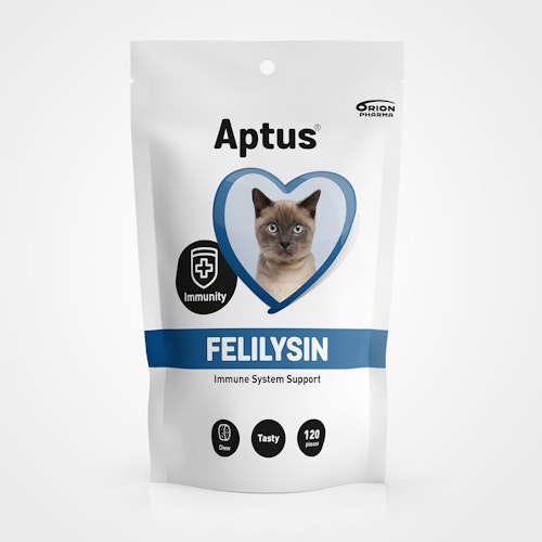 Aptus® Felilysin - Essentiella aminosyror till katt 120 tuggbitar Väntas in i November/December från leverantören. Köp nu och var bland de första att få din produkt när vi får in de på lager!