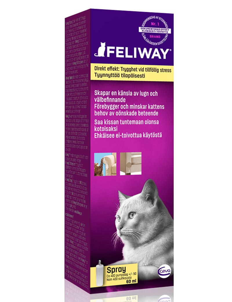 Feliway Classic Spray, feromon - lugnande för katt 20 & 60 ml