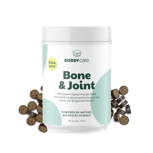 Buddycare Bone & Joint-leder/flexibilitet - 72 tuggbitar