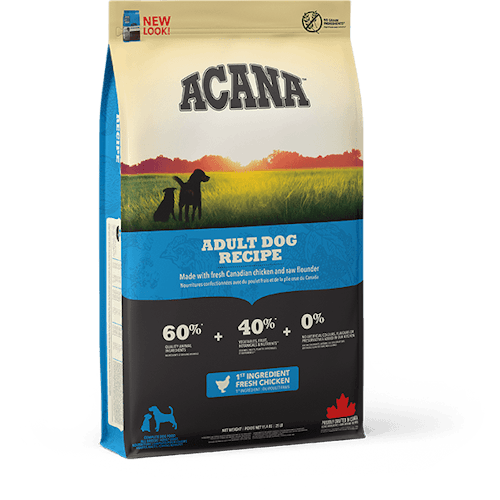 Acana Adult Dog Recipe- Kyckling,fisk, kalkon -spannmålsfritt 11,4 kg/17 kg