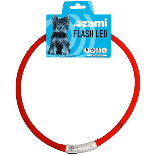 Ozami Halsband Flash Led, upp till 70 cm
