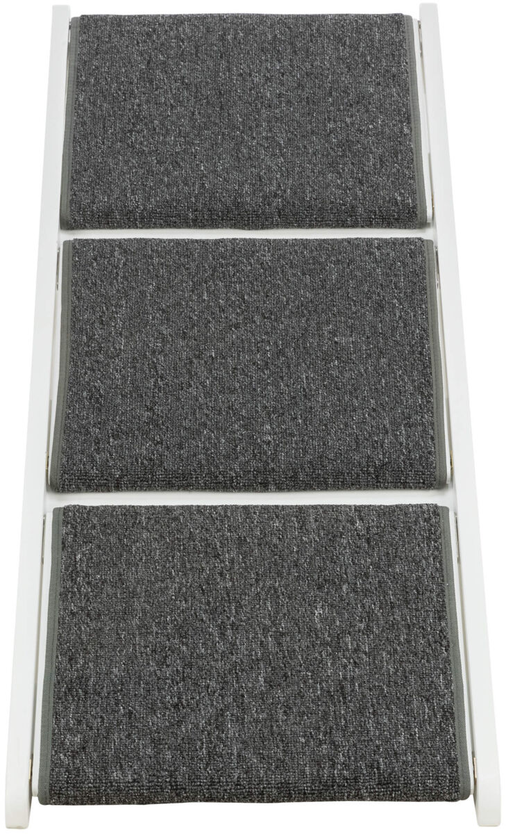 Ramp, utfällbara steg, MDF, 44 × 46 × 106 cm, vit