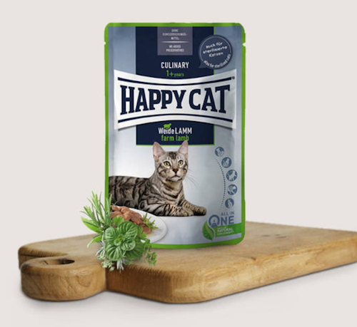 HappyCat våtfoder/sås, lamm, 85 g
