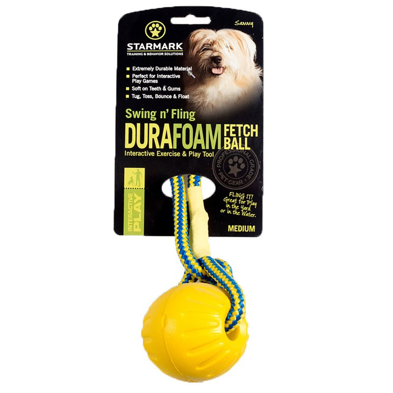 StarMark Swing & Fling Durafoam Fetch Ball- skumboll. Medium/Large