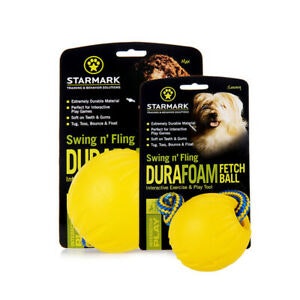 StarMark Swing & Fling Durafoam Fetch Ball- skumboll. Medium/Large