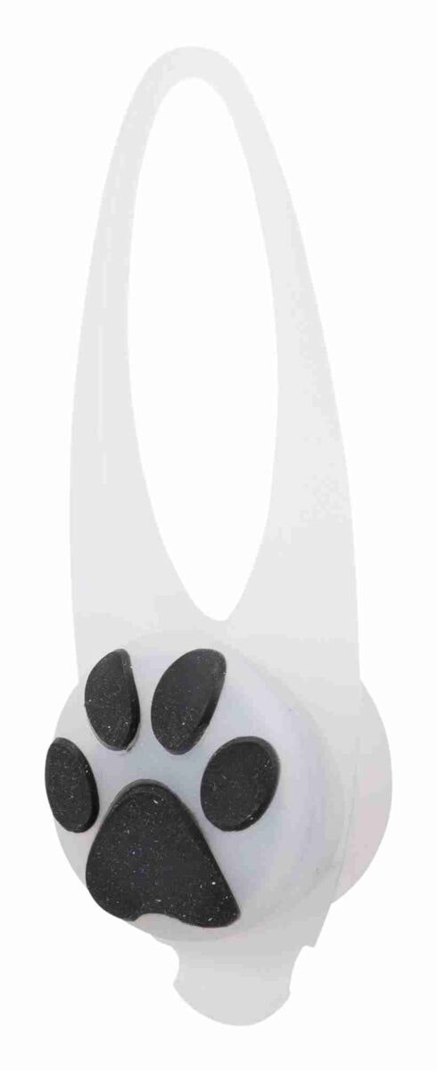 Flasher för hund, ø 2.4 cm/8 cm, vit med blandade färger på motiv