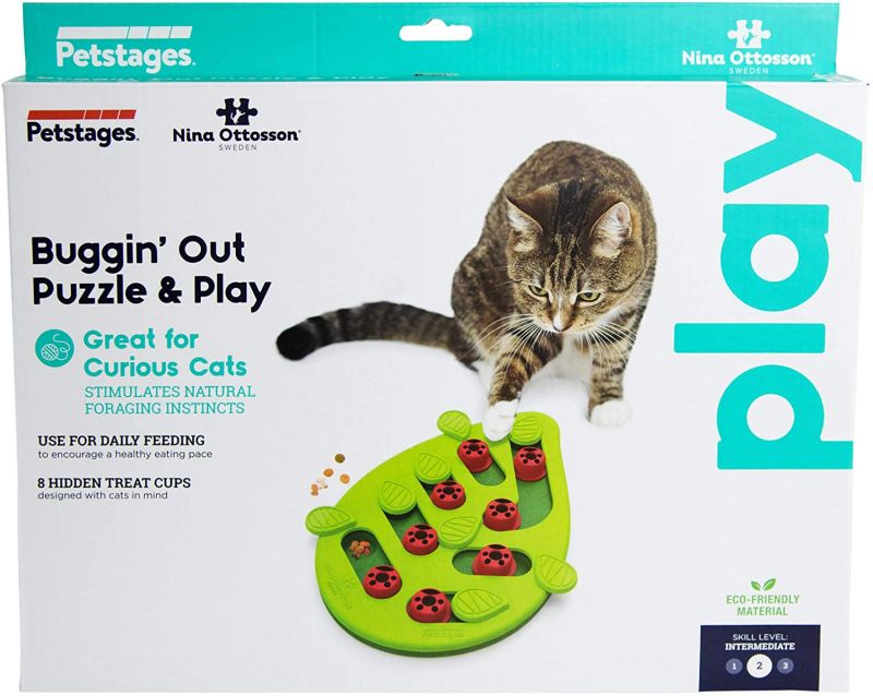 Buggin’ Out Puzzle & Play- Aktiveringsleksak Katt Nina Ottosson