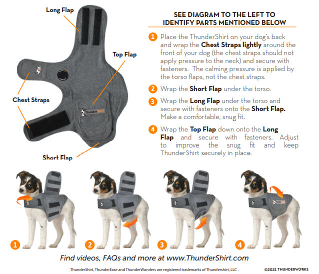 Thundershirt - lugnande väst XS- XL