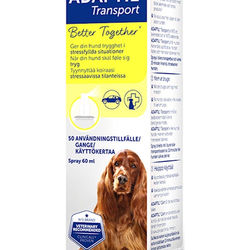 Adaptil Transport Spray - trygghetsferomoner 20 ml/60 ml