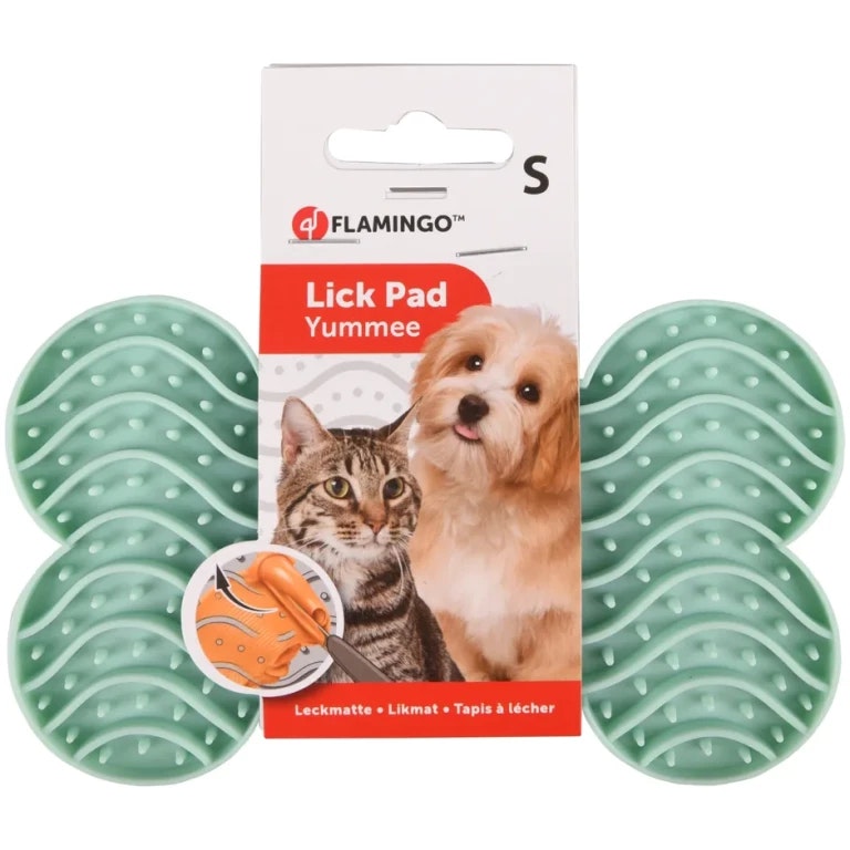 Slickmatta med sugproppar "Lick pads Yummee Silikon" Small, Medium el. Large