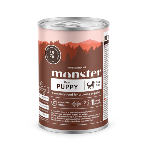 Monster Dog Puppy Beef Burk 400 gr