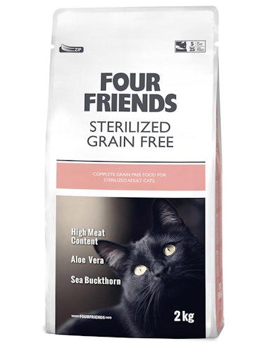 Four Friends Sterilized Cat Grain Free 2 kg/ 6 kg