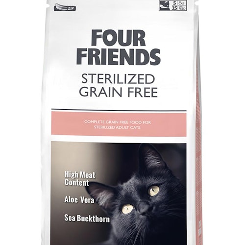 Four Friends Sterilized Cat Grain Free 2 kg/ 6 kg