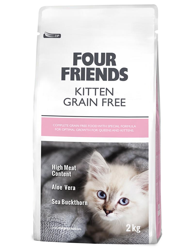 Four Friends Kitten Grain Free 2 kg/ 6 kg