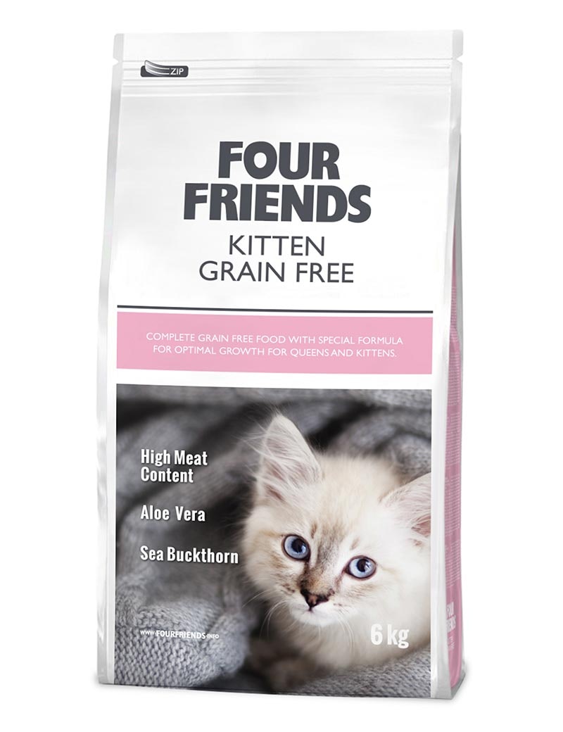 Four Friends Kitten Grain Free 2 kg/ 6 kg