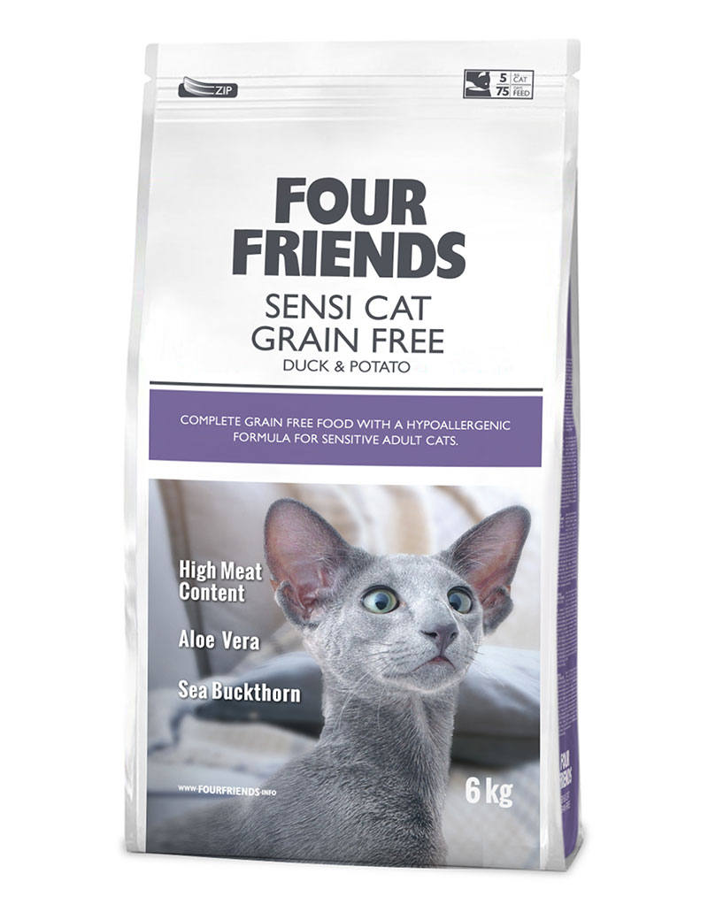 Four Friends Sensi Cat Grain Free 2 kg/ 6 kg