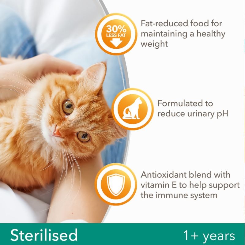 IAMS Cat for Vitality Adult Sterilised +1. Färsk kyckling 10 kg