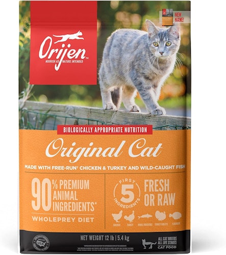 ORIJEN Cat Original. Kyckling,kalkon,fisk. Spannmålsfritt