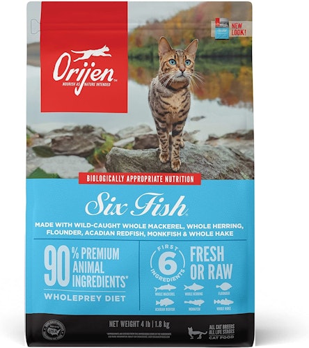 ORIJEN Cat Six Fish/6 Sorters Fisk. Spannmålsfritt