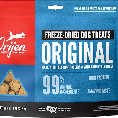 Orijen Dog Treats Original Kyckling & Kalkon - Frystorkat Hundgodis 42,5 gram