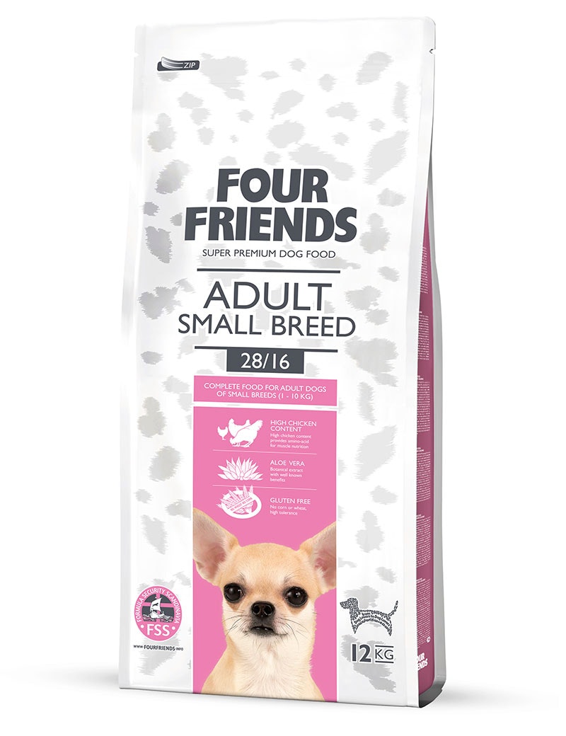 Four Friends Adult Small Breed- små raser (1-10 kg) Kyckling