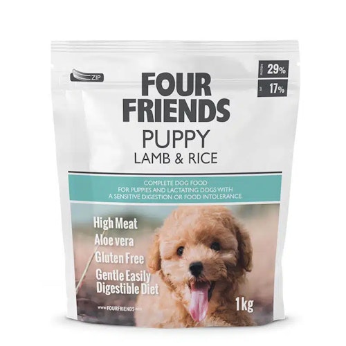 Four Friends Puppy - Lamb & Rice/Lamm & Ris