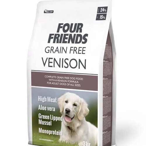 Four Friends Grain Free Venison/Hjort