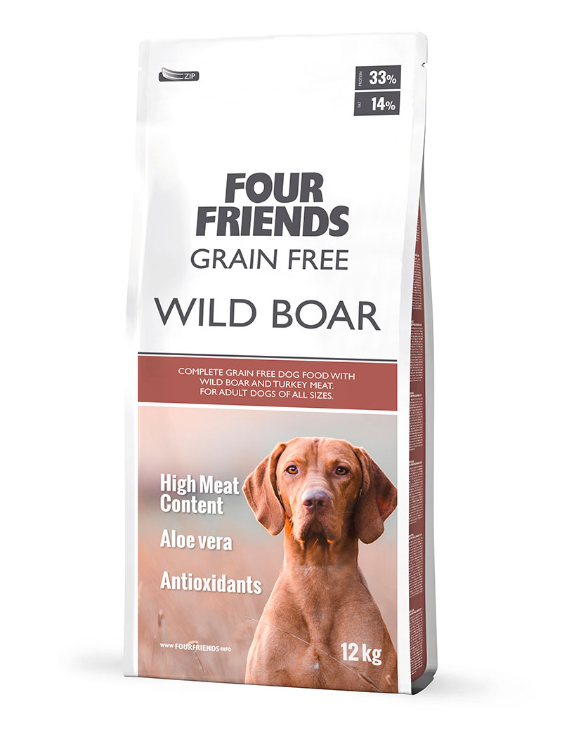 Four Friends Grain Free Wild Boar/Vildsvin