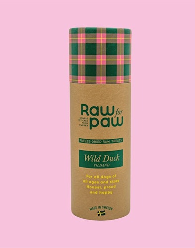 Raw for Paw Wild Duck- Vildand Frystorkat hundgodis 45 gram