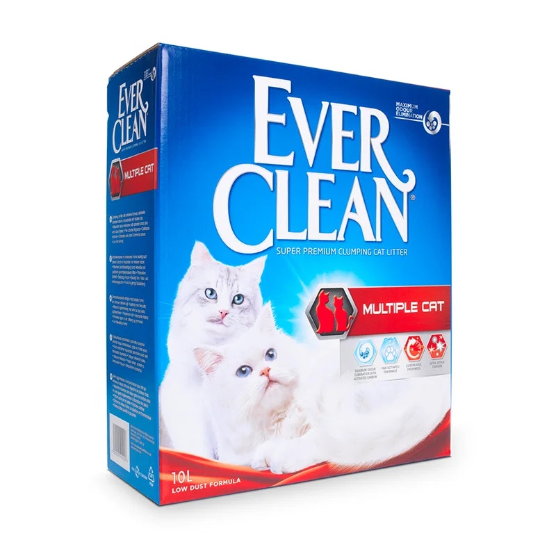 Ever Clean® Multiple Cat Clumping kattsand 10 kg