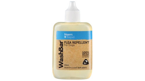 WashBar Flea Repellent – Neem + Repel - naturligt medel mot loppor och fästingar 40 ml