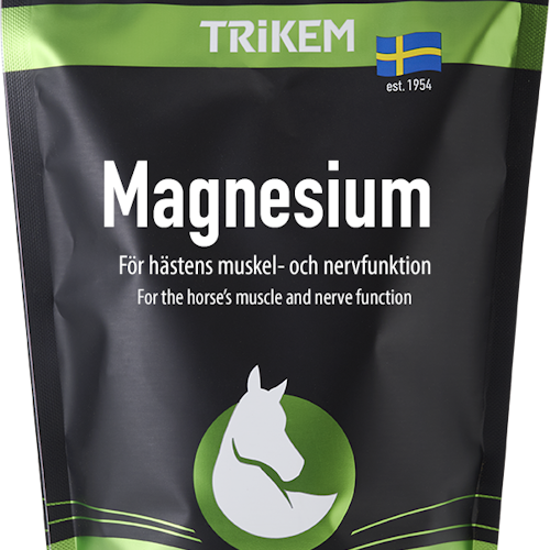 Trikem Magnesium 750 gr -ett rent magnesiumtillskott för häst