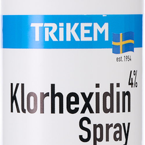 Trikem KlorhexidinSpray 200 ml - rengöring för mindre hudskador och utslag