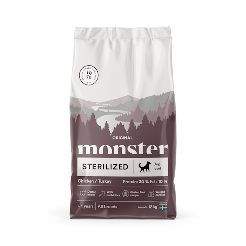 Monster Dog Original Sterilized Chicken/Turkey All Breed - glutenfritt och vetefritt