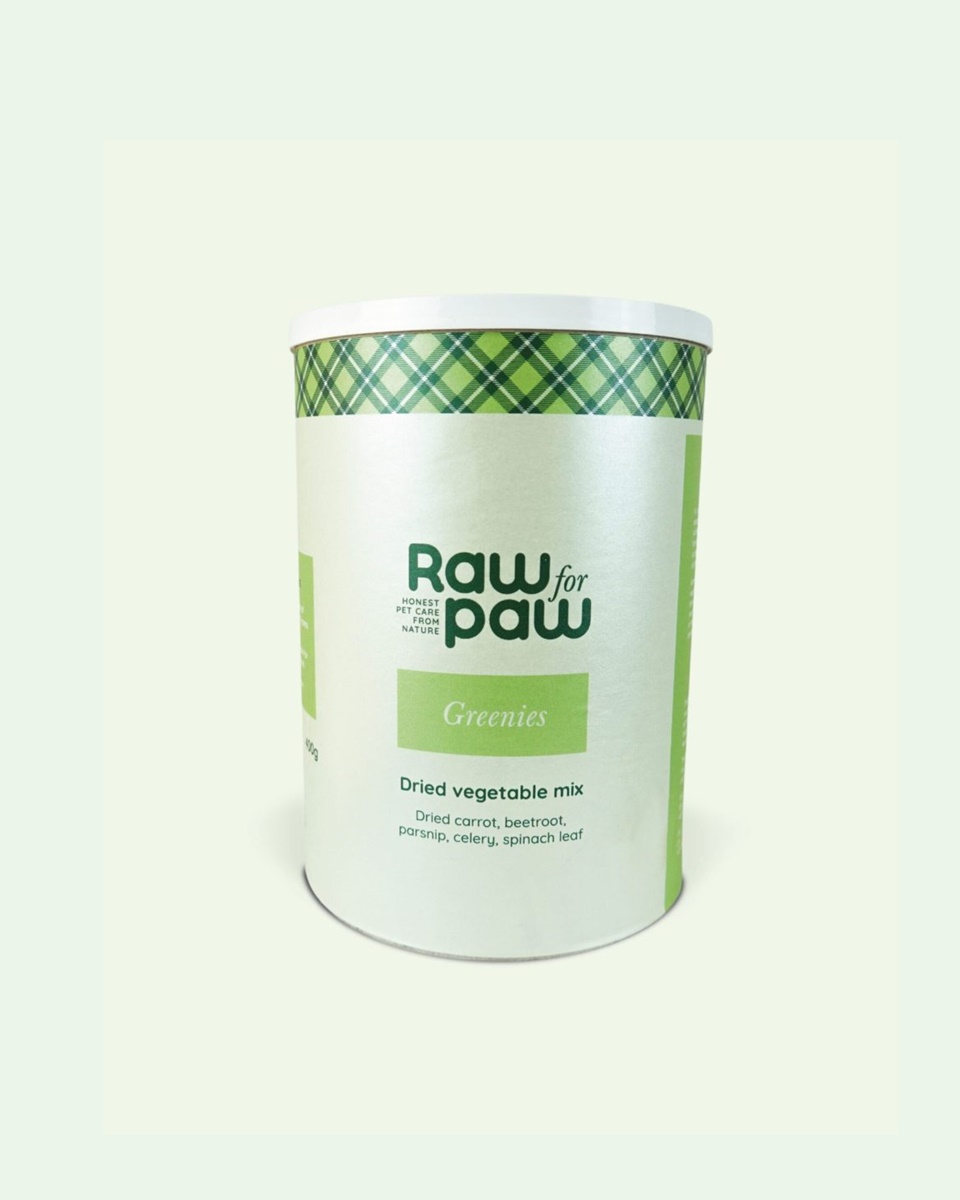 Raw for Paw - Greenies- Naturlig källa till fibrer. 400 gr