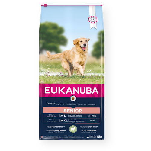 Eukanuba Dog Senior Large Breed 15 kg. Från 9 år och uppåt.
