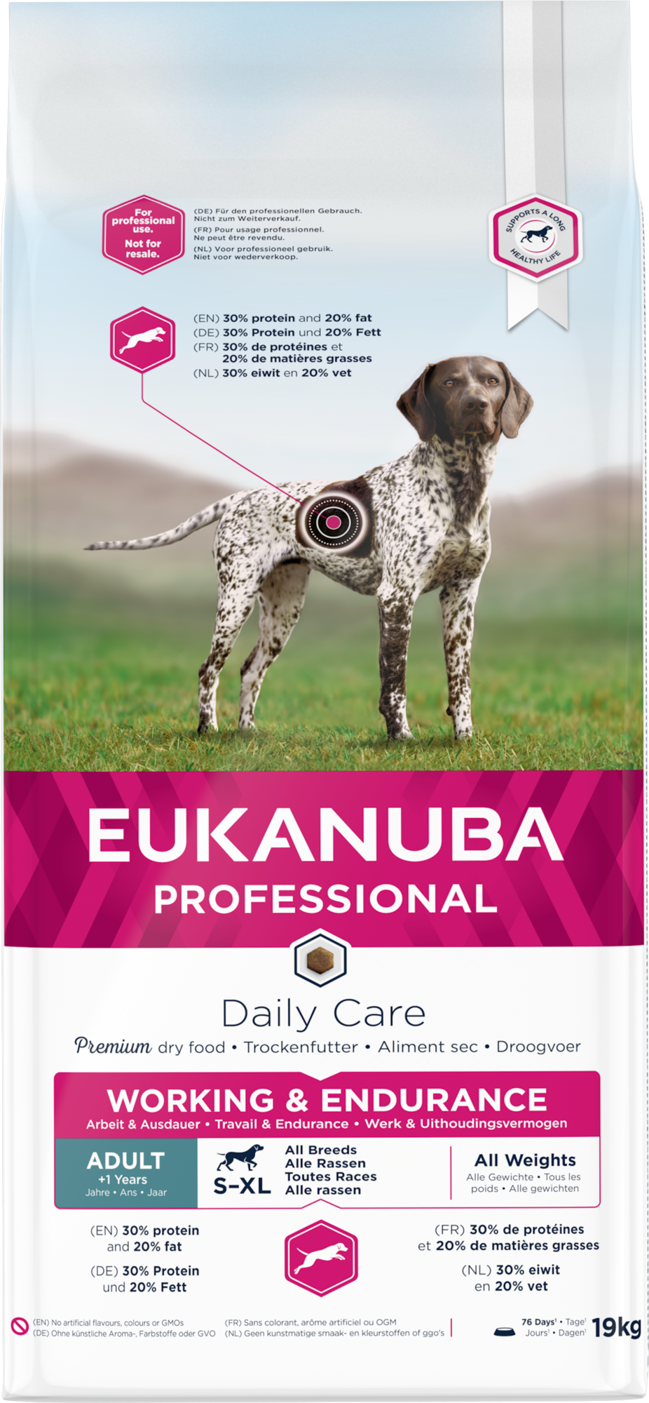 Eukanuba Daily Care Working & Endurance Adult All Breed 2,5 kg/19 kg