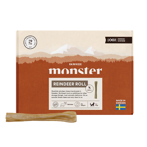 Monster Rawhide Reindeer Roll - renhud. Small