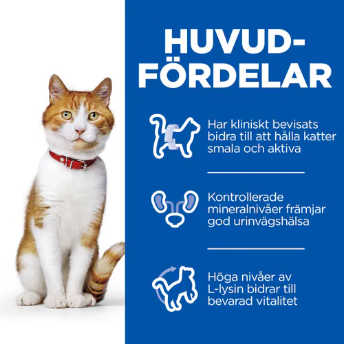 HILL'S SCIENCE PLAN Sterilised Cat ADULT med Tonfisk. 1-6 år. 7 kg