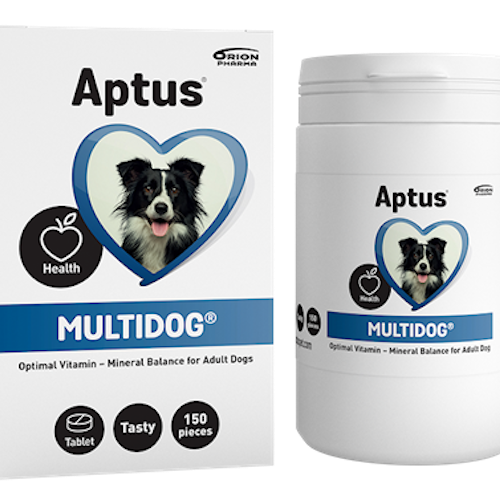 Aptus® Multidog™- Vitamin- och mineraltillskott för vuxen hund 1-7 år. 150 tabl.