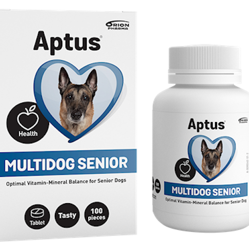 Aptus® Multidog Senior™- Vitamin- och mineraltillskott för den äldre hunden 100 tabl.