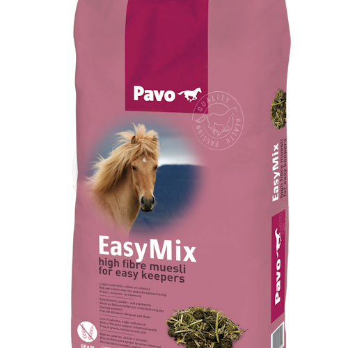 Pavo EasyMix- fiberrik musli för lättfödda hästar 15 kg