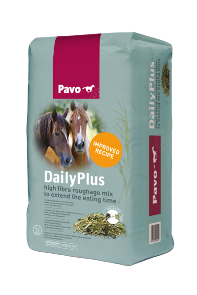 Pavo DailyPlus- grovfoderblandning med hög fiberhalt 12 kg