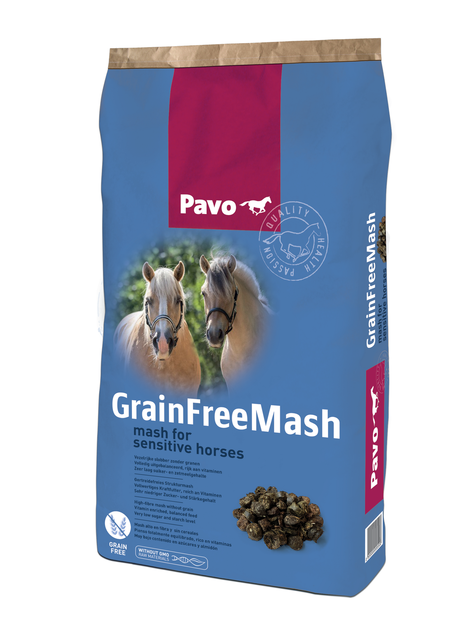 Pavo GrainFreeMash- för känsliga hästar 15 kg
