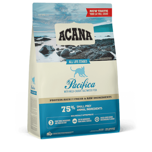 Acana Cat Pacifica - spannmålsfritt - 5 sorters fisk  4,5 kg