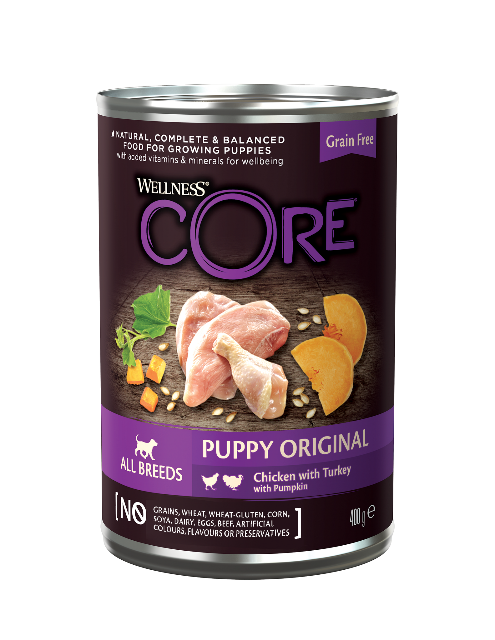 Wellness CORE Puppy Original , Chicken with Turkey with Pumpkin - 400g