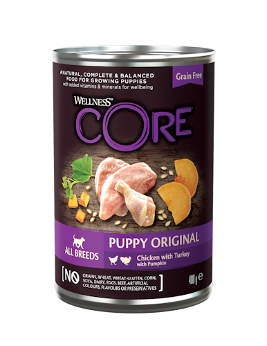 Wellness CORE Puppy Original , Chicken with Turkey with Pumpkin - 400g