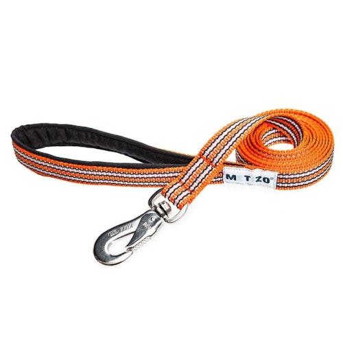 Metizo koppel, fodrat handtag, reflex Orange - 20mm - 180cm