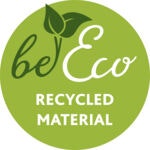 Be Eco Nalle, återvunnen plysch med ljud. 23 cm
