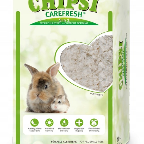 Chipsi Carefresh® Pure White -Burströ/Bäddmaterial 10L